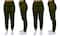 Galaxy by Harvic Women's Relaxed Fit Fleece-Lined Jogger Sweatpants 2 Pack